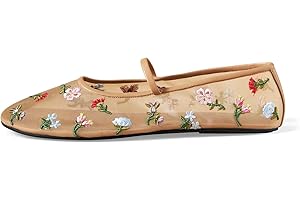 Dsevht Mesh Ballet Flats Shoes for Women Slip On Ballerina Shoes Round Toe Comfortable Casual Work Dress Flats Shoes