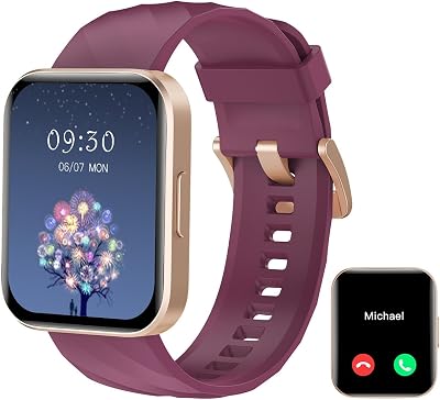 RUIMEN Smart Watch Women Men Call Function Heart Rate Sleep 100+ Sports IP68