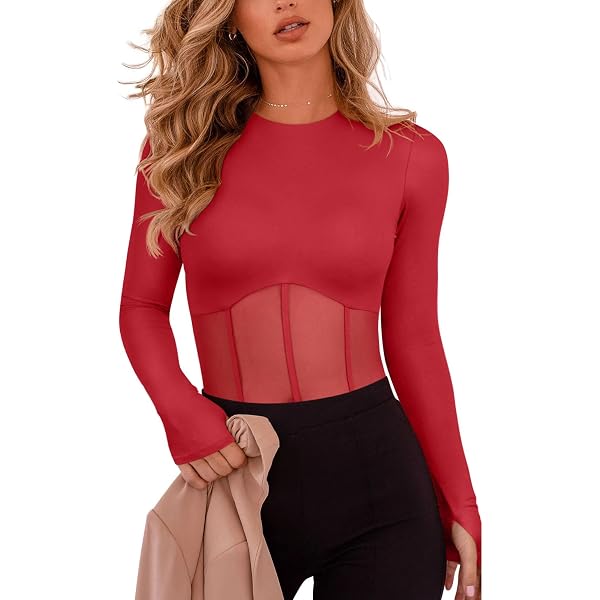 Body Femme 3 Pièces Côtelé - Col Carré Sans Manches - Nylon/Élasthanne - Taille S-L