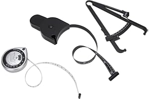 Xiuganpo Fat Caliper Body Measuring Ruler Set Convenient Measurement Tools for Waist Leg Arm BMI Monitoring Great for Athlete