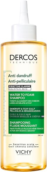 Vichy Dercos Anti-Dandruff Water to Foam Shampoo 200ml with Salicylic Acid view 6