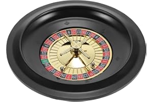 ibasenice 10-Inch Poker Wheel Table Game - Rotating Wheel for Parties, Game Rooms, and Birthday Celebrations