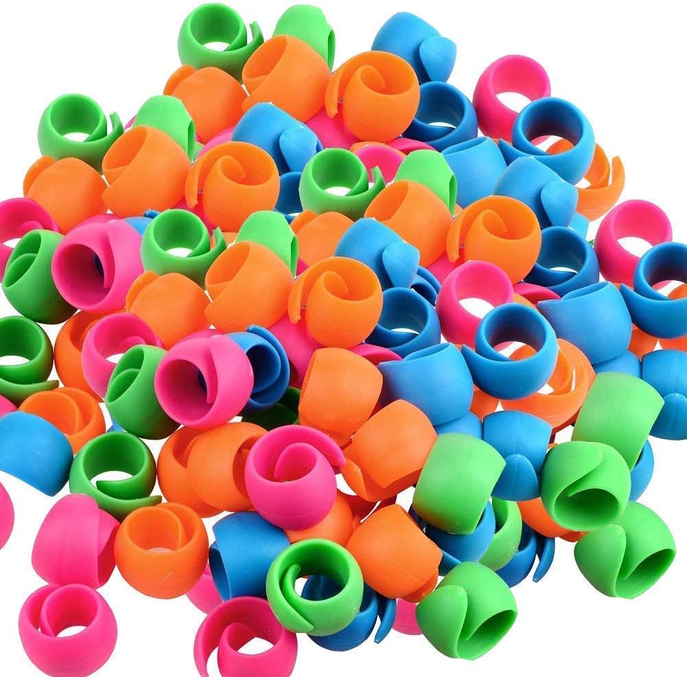 TQGOLD Thread Spool Huggers for Sewing Machine to Prevent Thread Unwinding No Loose Ends or Thread Tails( 100pcs )