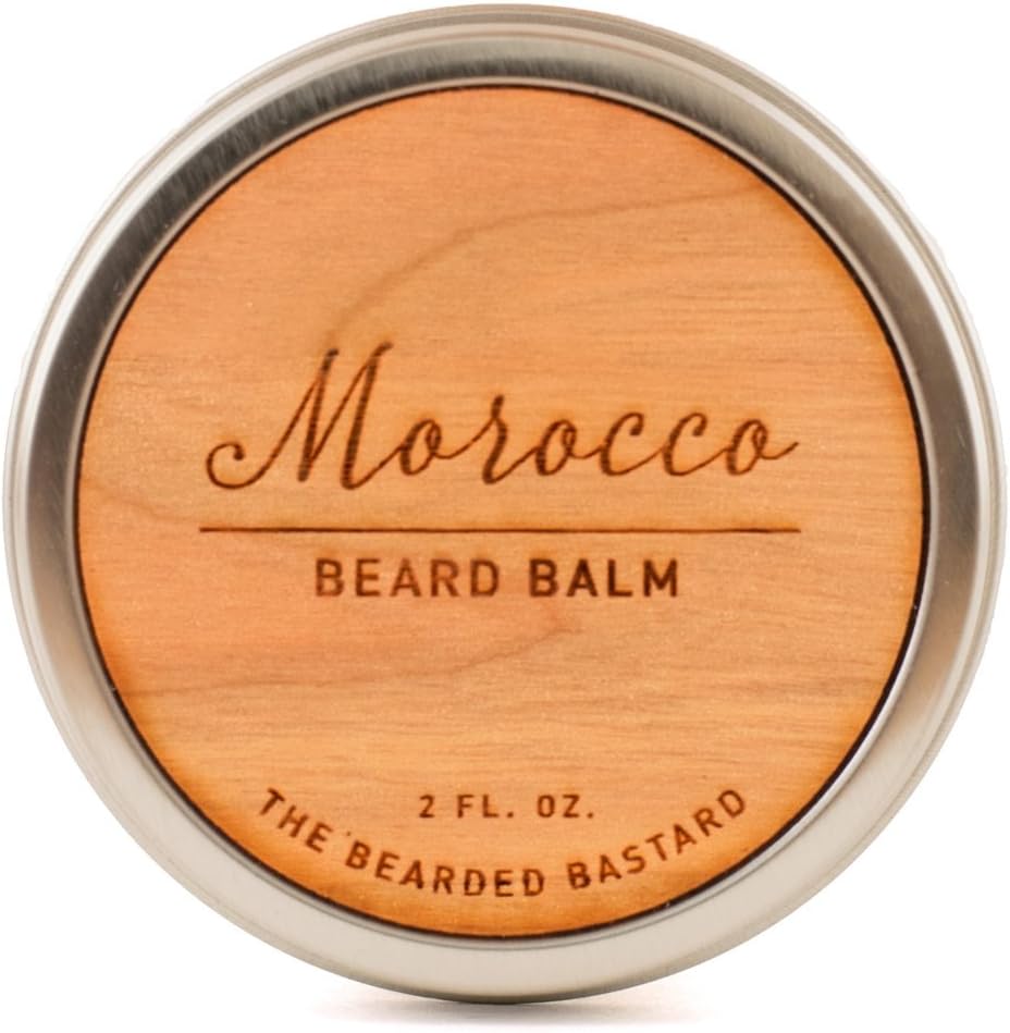 Morocco Beard Balm by The Bearded Bastard - Natural Beard Balm (2 oz) by The Bearded Bastard