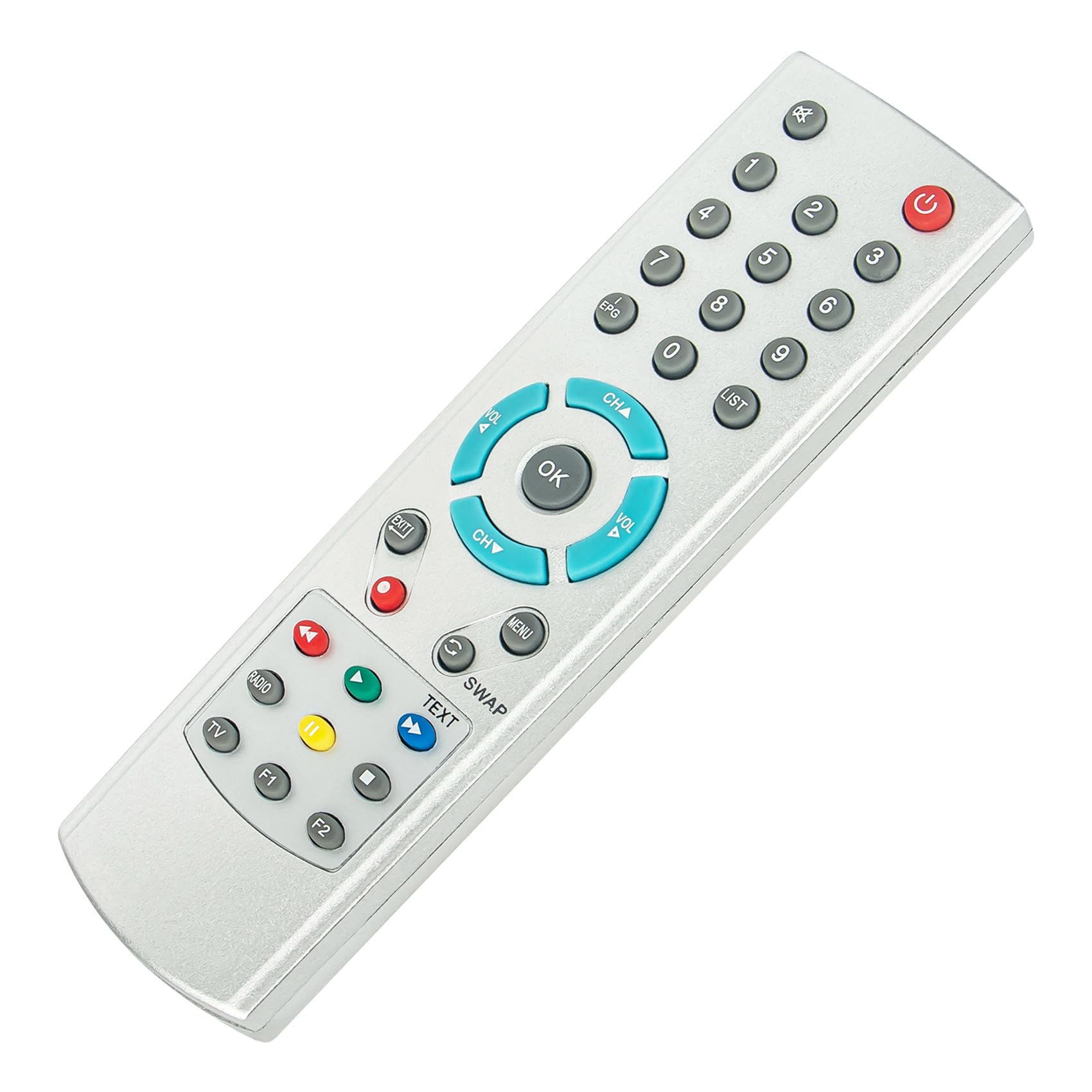 AULCMEET Universal Remote Control Replace fit for Silva Schneider SL Thomson Grundig Sat Receiver RC0896-V5.0, DTR2301S, DTR2310S, DTR2320T, RC0896-V2.1S, RC0896.A, RC0896-V2.0B, RC0896-V4