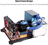 Shanrya M-ATX Computer Case Full Black High Spec DIY PC Case view 4