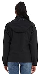 MOERDENG Women's Waterproof Rain Jacket Lightweight