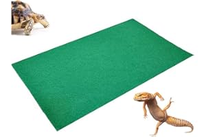 TFWADMX 47.2" X 23.6" Reptile Carpet Large Mat Substrate Liner Bedding Reptile Supplies for Terrarium Lizards Snakes Bearded Dragon Gecko Chamelon Turtles Iguana