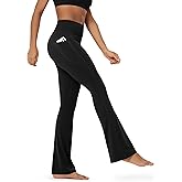 ODODOS Cloud Feeling Flared Pants with Pocket for Women High Waist Casual Bootcut Yoga Pants, 30"/32" Inseam