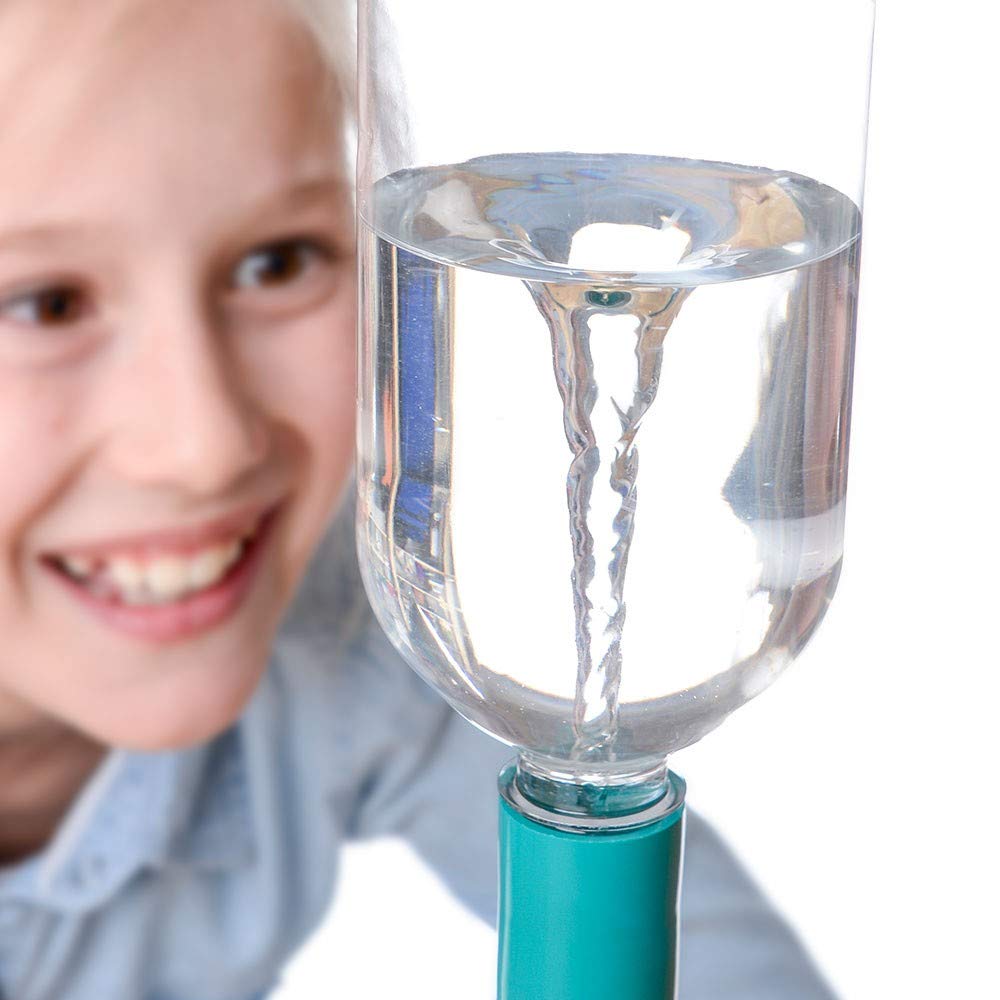 Tornadoes in A Bottle, 20 Pcs Plastic Tornado Bottle Connector Vortex Connector Cyclone Tube for Scientific Experiment, 5 Colors