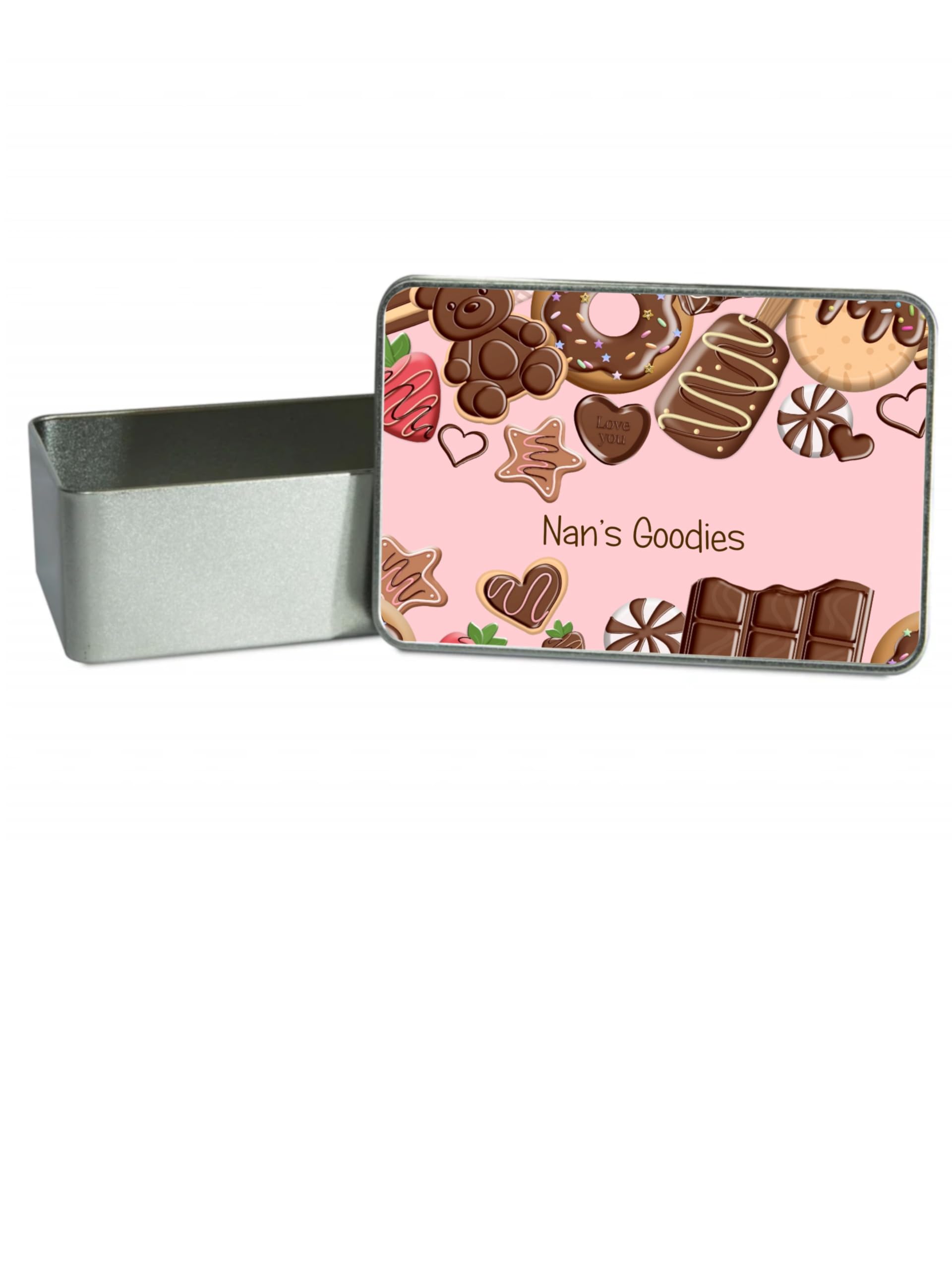 Lunar Shadow Nan's Goodies Pink Storage Gift Tin