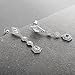 Mariell Empress & Noble Cut Cubic Zirconia Bridal and Wedding Earrings - Art Deco Vintage Jewelry for Brides, Prom, Homecoming and Mother of the Bride