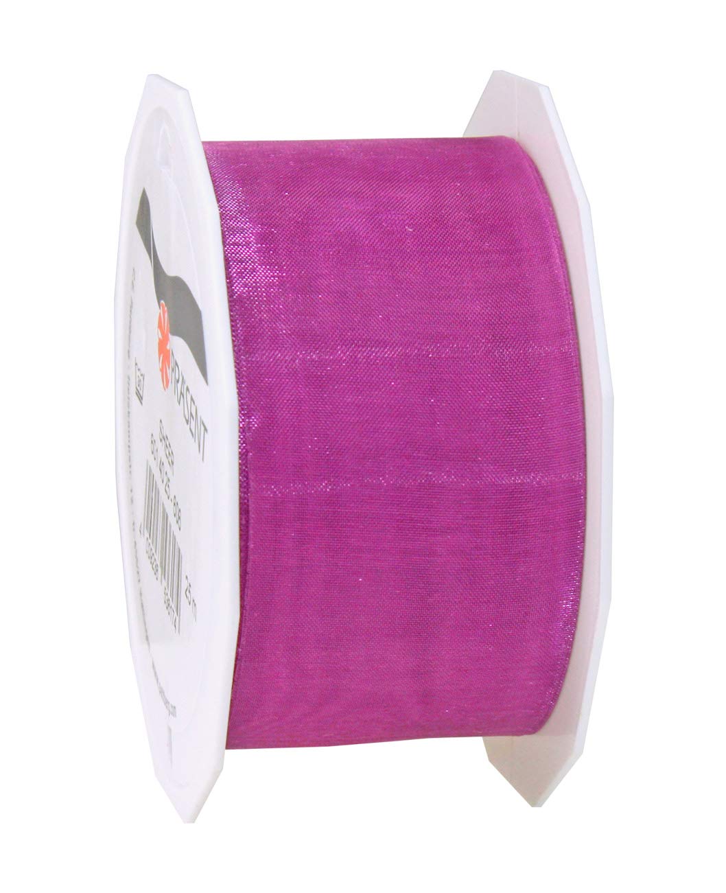 C.E. Pattberg Sheer Organza Ribbon Pink, 27 Yards Gift Wrap Ribbon, 1.6 inches Width, Accessories for Decoration & Handicrafts, Decoration Ribbon for Presents, for Every Occasion