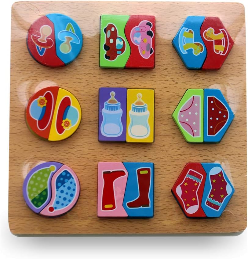 Paired Wooden Learning Puzzle (Baby)