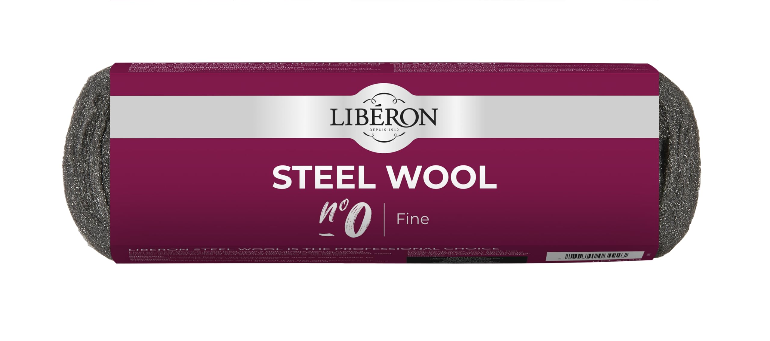 Libéron Steel Wool - Ideal For Surface Preparation - Smooths Wood & Metal Surfaces - Removes Built-up Wax Polish - Grade 0 (Fine) - 250g