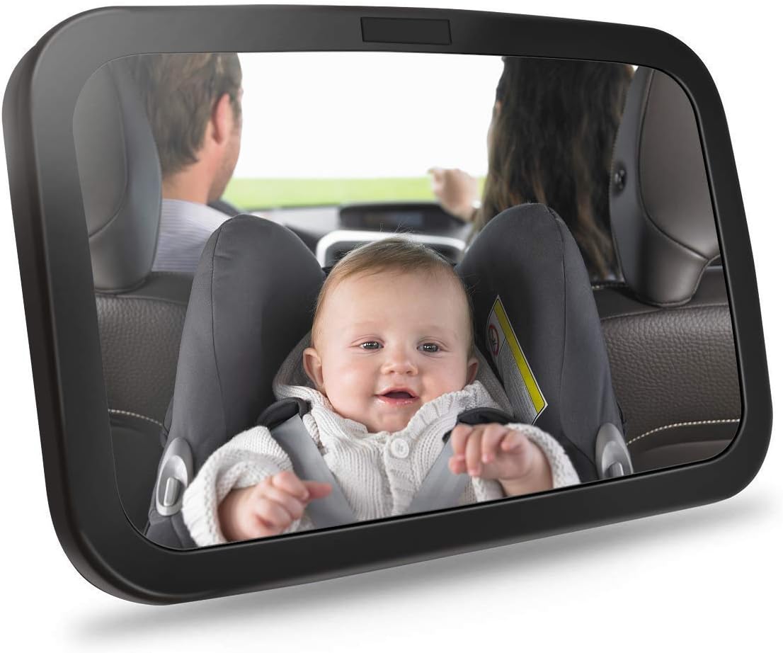 Baby Car Mirror by HIPPIH (black)