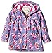 Hatley Big Girls' Ladybug Garden Raincoat, Blue, 7