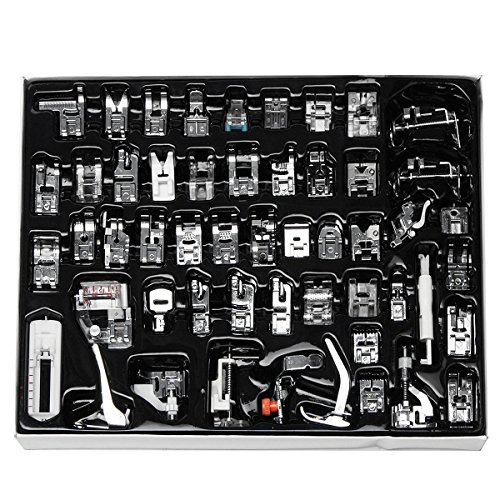 52 pcs multifunctional kit presser foot feet domestic sewing mach…