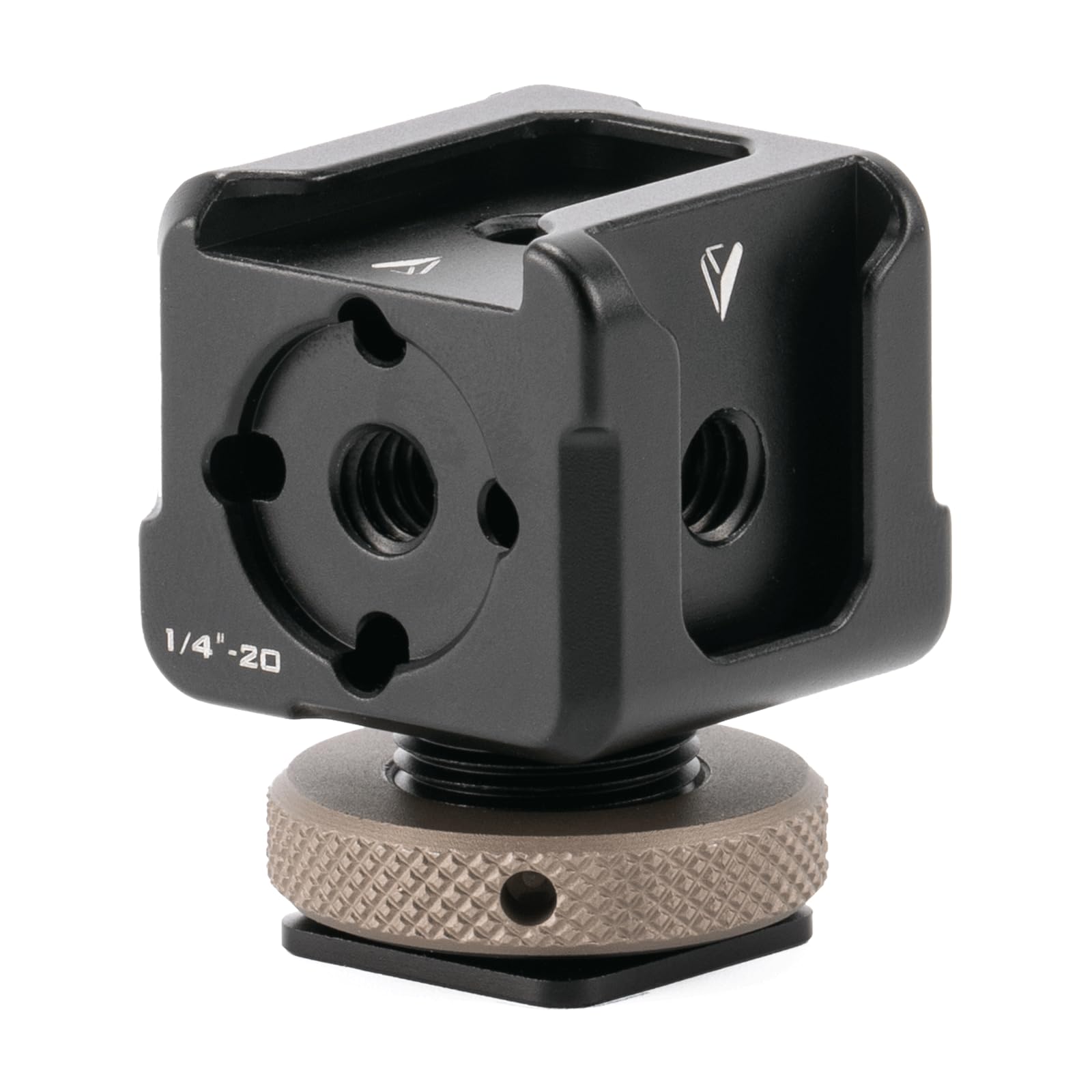 Tilta Multi-Functional Cold Shoe Mounting Bracket with Anti-slip design,Multiple Modes for Various Needs – Black TA-CMB-B