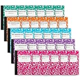 Mini Composition Notebook, Cute 30 Pack 5 Pastel