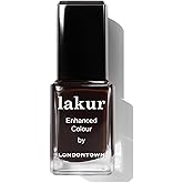 LONDONTOWN lakur Brown Nail Polish, Gel-Like Shine, Long-Lasting Color, Strengthens & Hydrates Nails, 0.4 Fl Oz