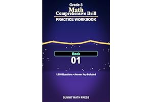 Grade 8 Math Comprehensive Drill Workbook- Book 1: 1,000 problems. 7 core topics. Real progress.