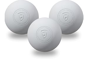 Franklin Sports Lacrosse Balls - Official Size Lax Balls for Practice - Rubber 63mm Outdoor Lacrosse Balls - Great for Muscle