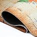 Mouse Pad Extended XXL Gaming Mouse Pad 900x400mm BIFY Large Waterproof Non-Slip Ruber Base World Map Desk Mat Office Work Mat Card Game Table Desk Cover Poker Mat (Yellow map)