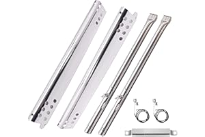 AOREWTGGH Grill Replacement Parts for Charbroil 2 Burner 463625219 463625217 463673517 463673519 463673019 Grill,17.75 Inch Burner Parts for Char-Broil 2 Burner Grill,Heat Plate for Charbroil 463625217 Grill