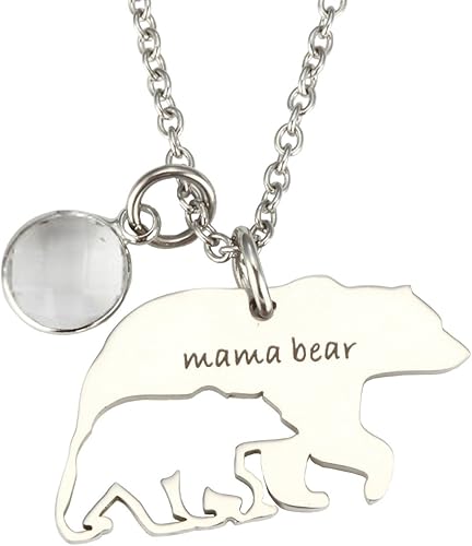 mama bear pendant necklace