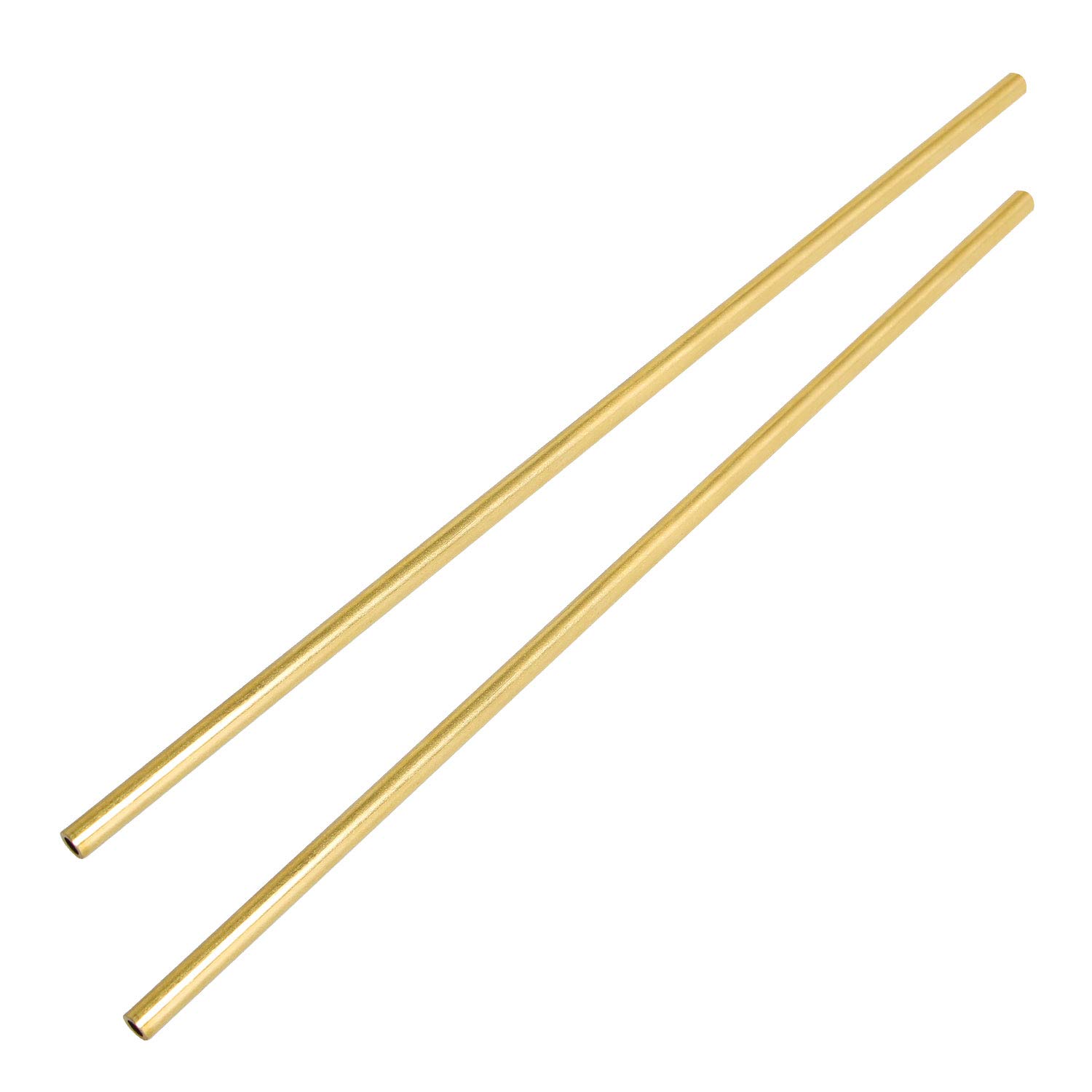 Aopin Brass Round Tube Copper Pipe ID 5mm / 1/5" x OD 6mm / 6/25" Hollow Copper Tubing - 300mm / 1 Ft / 12 in Length for Refrigerator Capillary Tubing, Cooling Systems, Wind Chimes 2 Pcs