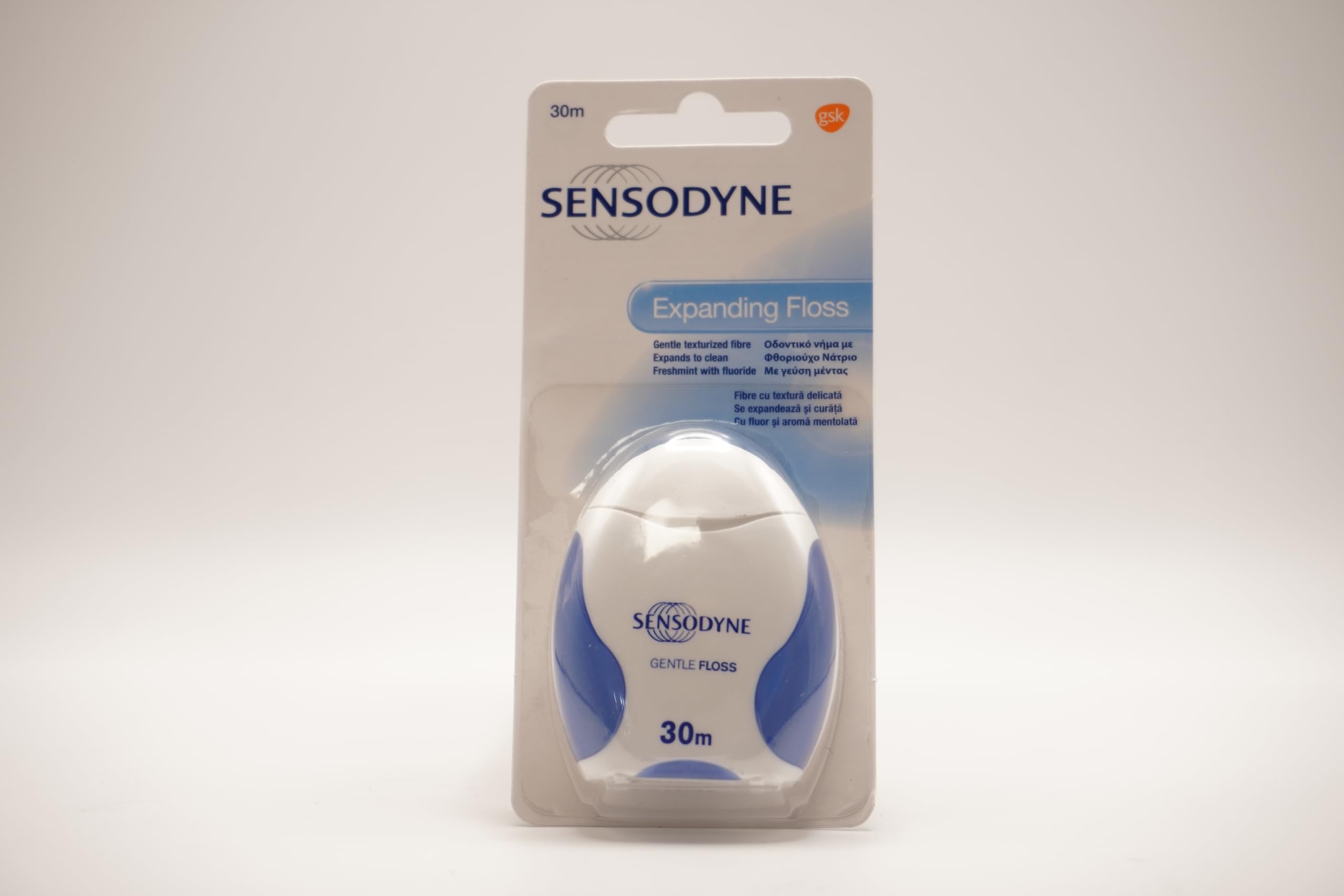Sensodyne Expanding Dental Floss (3 x 30m) Freshmint with Fluoride