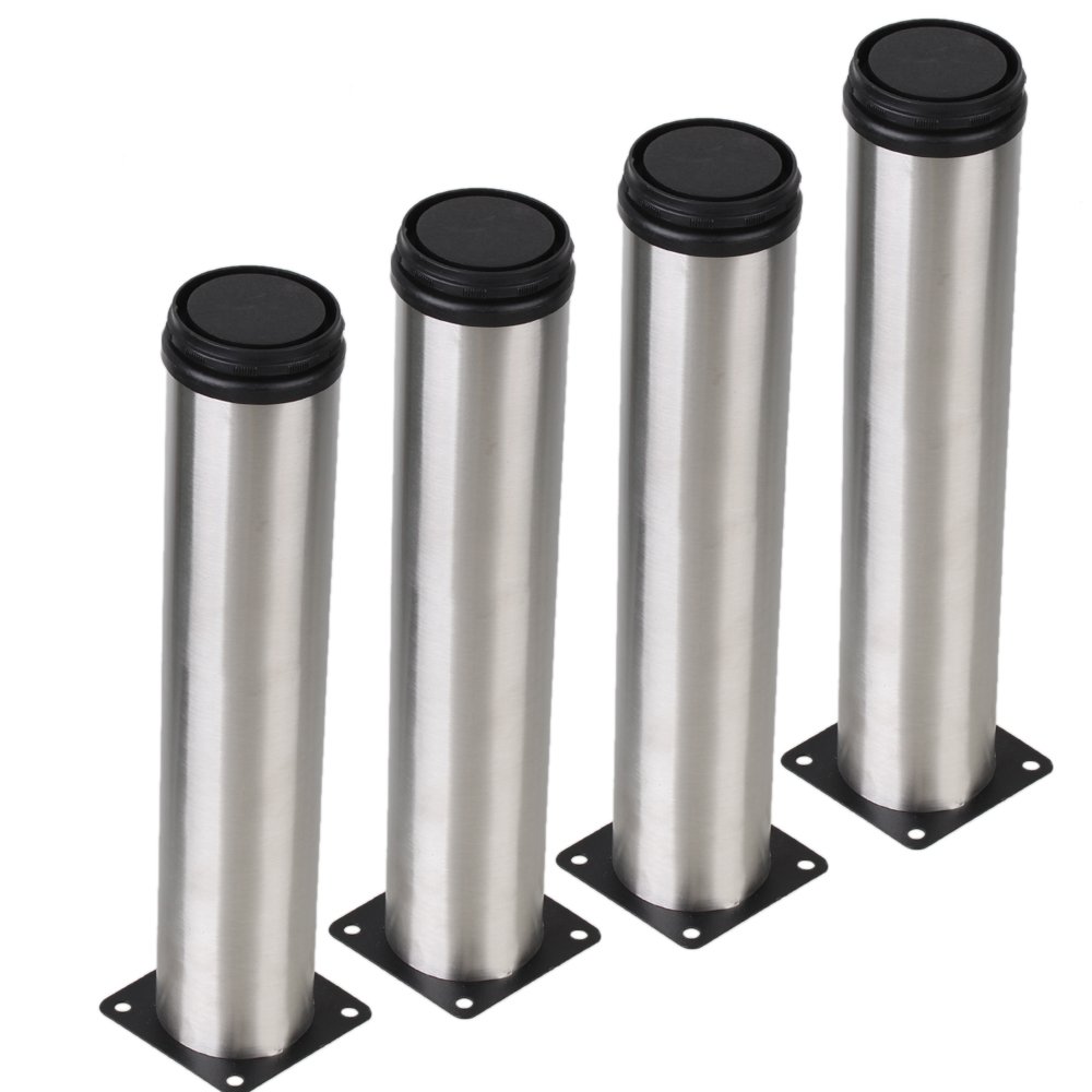 RDEXP 50x250mm Silver Stainless Steel Adjustable Sofa Wardrobe