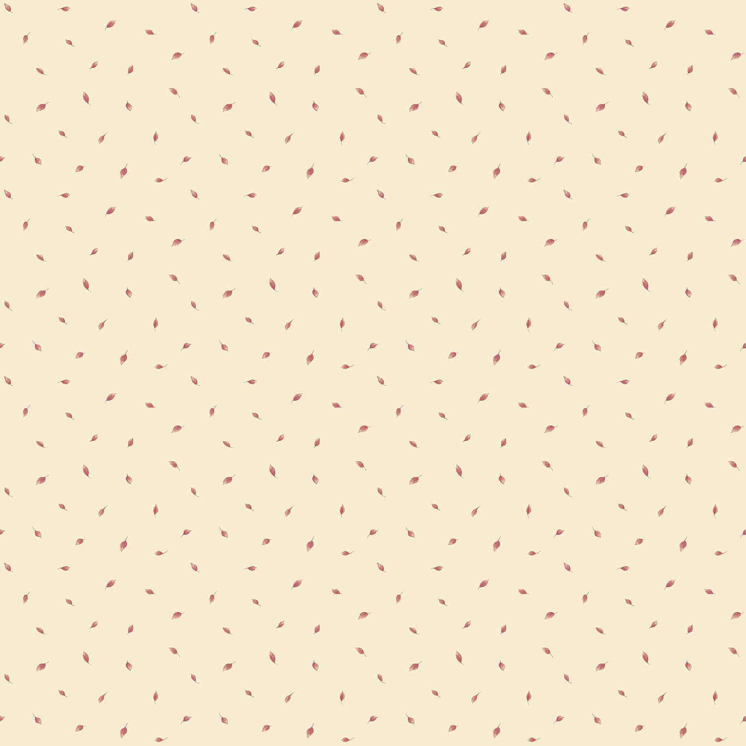 Galerie G67879 Miniatures 2 Mini Leaf Toss Design Wallpaper, Red/Cream, 10m x 53cm