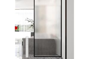 Wisomhome Window Films for Privacy - Decorative Stained Glass Decals for Sunlight Control, Non-Adhesive Static Cling Window S
