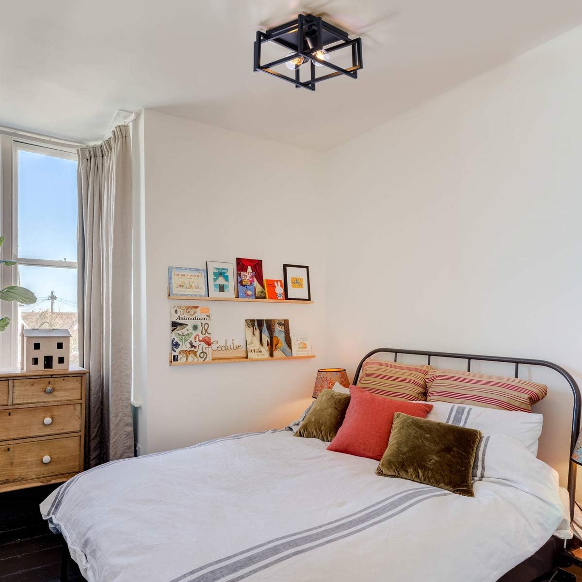 Entryway Brass Star Light Fixtures Ceiling For Hallway Study Room Viluxy Flush Mount Ceiling Light Bedroom Close To Ceiling Lights Tools Home Improvement Vit Edu Au