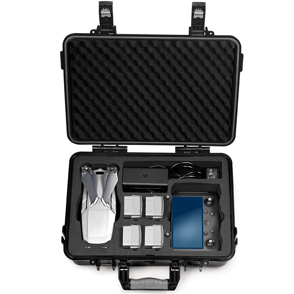 Lekufee Waterproof Hard Case Compatible with DJI Mavic 2 Pro with DJI Smart Controller and More DJI Mavic 2 Drone Accessories(CASE ONLY)