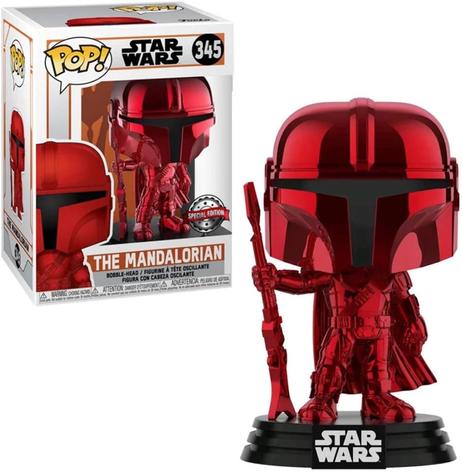 chrome mandalorian funko