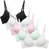 Nubofy Girls Training Bra Teen Kids Sports Bras 8-10 10-12 12-14 14-16