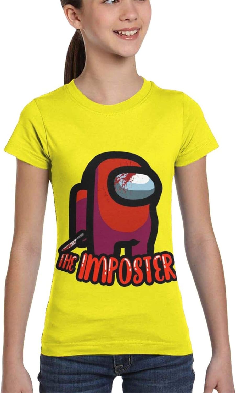 Fadwud Unisex Among Us TShirt Boys and Girls Shirt Kidstops Tee Game