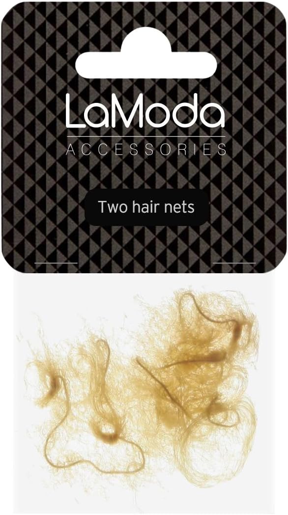 LA MODA HAIRNETS TWIN PK BLONDE
