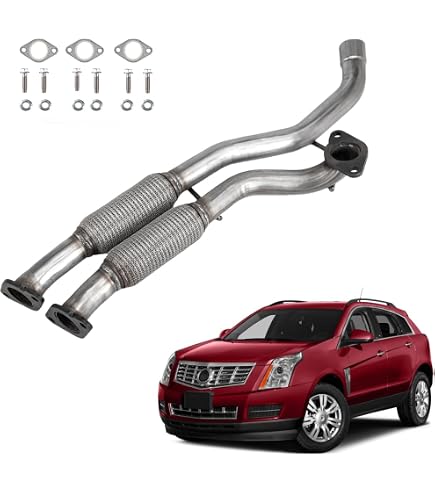 Resonator Exhaust Muffler Honda Civic 2007 Stainless Steel | Exhaust Resonator Pipe Compatible For Models Honda Civic 2006-2011 1.8L Sedan | Include Gaskets, Clamp, Hangers, Bolts, & Nuts Honda Resonator