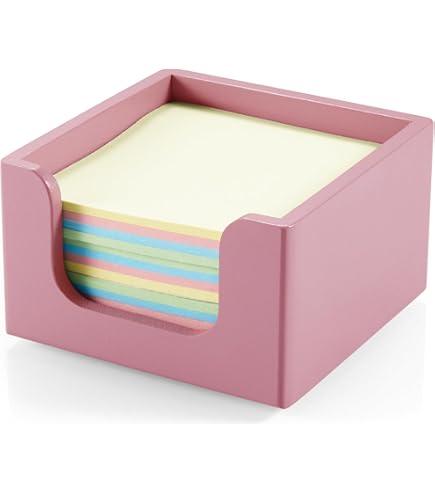 Ceramic Sticky Note Holder, 3 X 3 Sticky Note Dispenser, Notepad - View #12