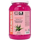 MODA Salon &amp; Family Hair Styling Gel, Frizz Control, 128 oz | Vegan, cruelty free, sulfate free and paraben free gel strengthens, nourishes and softens curly hair without flakes.