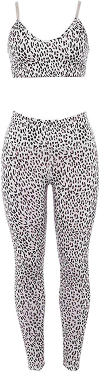 Sexyshine Women 2 Pieces Tracksuit Sports Bra and Legging Pants Yoga Set Outfits