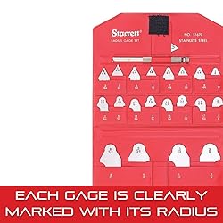Starrett Radius Gage Set Includes 167AH and S167B