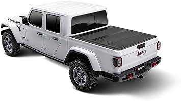 Amazon Com Rugged Ridge Armis Hard Folding With Line X Bed Cover 2020 Jeep Gladiator Jt Automotive