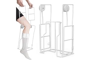 Hadwoer Stocking Donner Adaptive Dressing Aid for Putting on Compression Socks Large Sock Aid Tool for Calves up to 13-18 inches in Circumference Socks Helper, Compression Sock Assistant Device