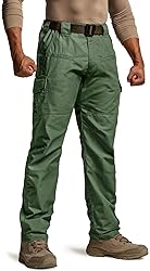 CQR Men's Tactical Pants, Water Resistant Ripstop