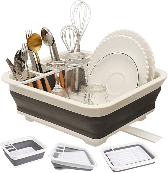 Collapsible dish drying rack, Small Folding Dish Rack